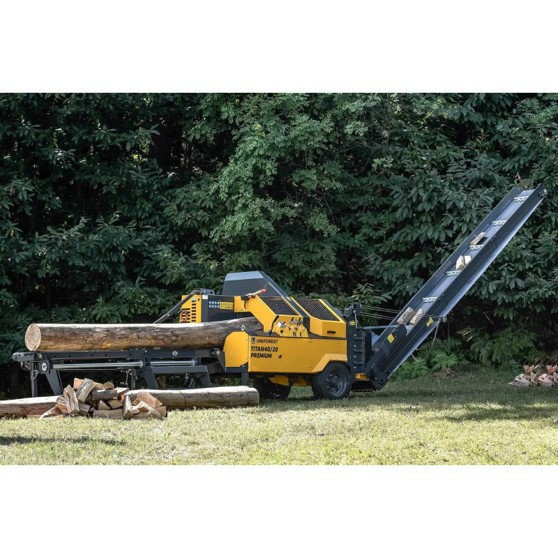 Combiné scieur/fendeur Uniforest 40/20 Premium Combiné scieur/fendeur Uniforest 40/20 Premium