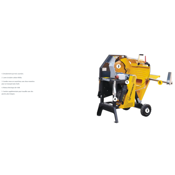 Scie &agrave; b&ucirc;che Uniforest WKA 700