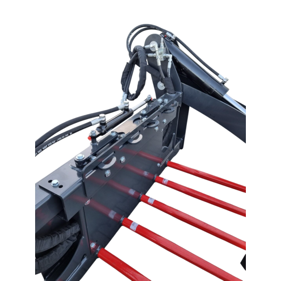 Fourche avec pince coupe balles