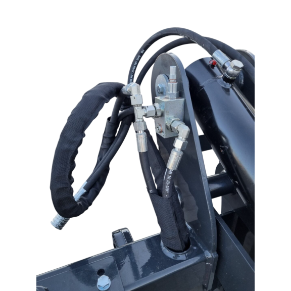 Fourche avec pince coupe balles