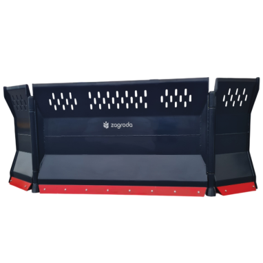 Lame ensilage avec volet rabattable hydraulique 3.50m