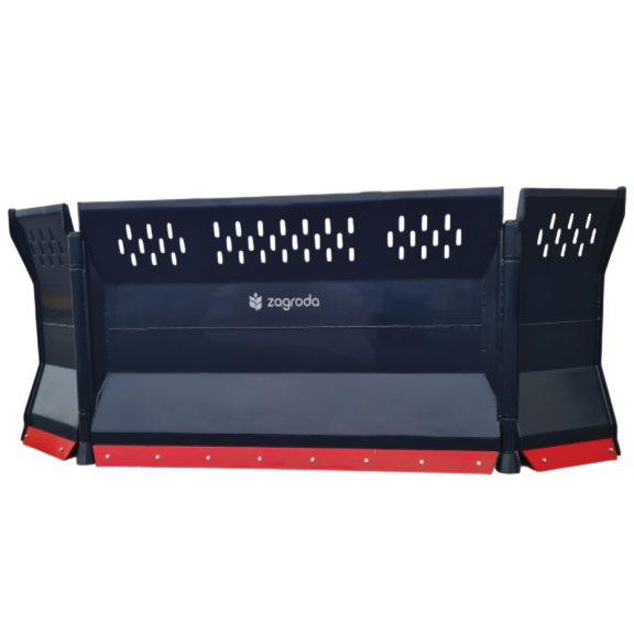 Lame ensilage avec volet rabattable hydraulique 4.0m