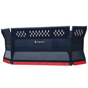 Lame ensilage avec volet rabattable hydraulique 4.0m