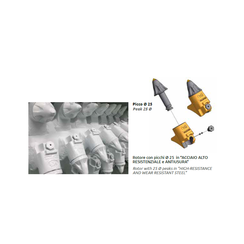 Broyeur de pierre Valentini Maxi Predator 4600