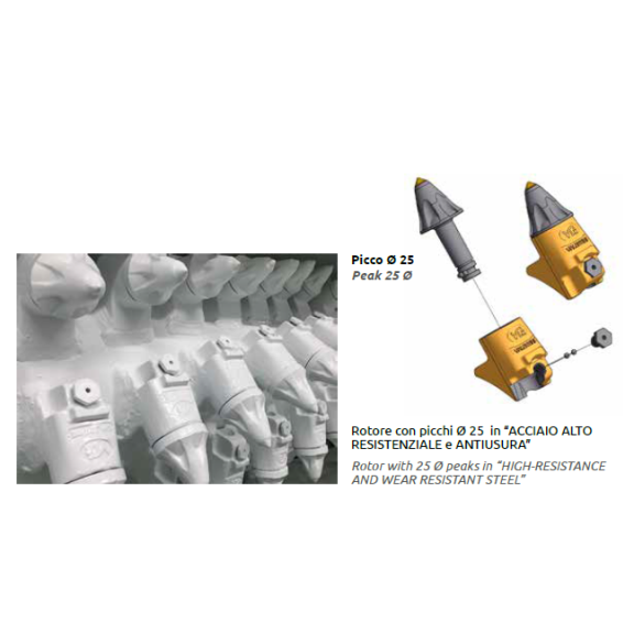 Broyeur de pierre Valentini PT Predator 3200-3700