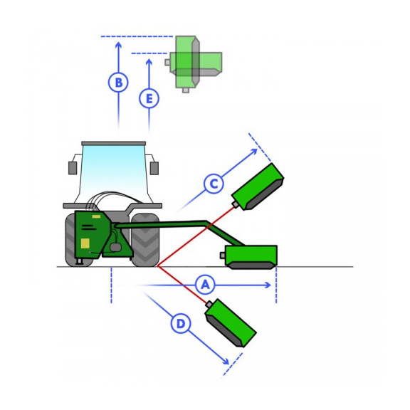 Epareuse micro tracteur GEO AM 100