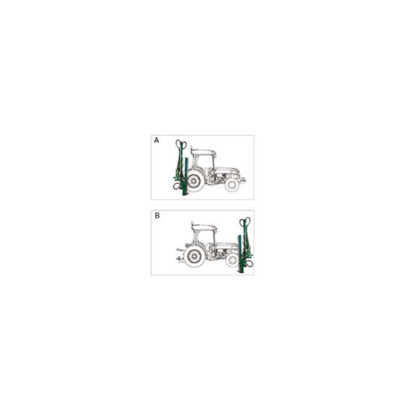 Taille haie grand bras micro tracteur GEO BRC 120 Taille haie grand bras micro tracteur GEO BRC 120