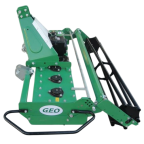 Herse rotative tracteur 25 &agrave; 35 ch GEO MG 130 rouleau cage