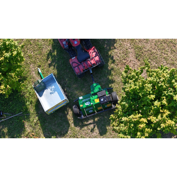 Broyeur arri&egrave;re Quad GEO ATV 105 roues lat&eacute;ral