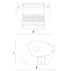 Godet concasseur BF120.4 S4 Godet concasseur BF120.4 S4