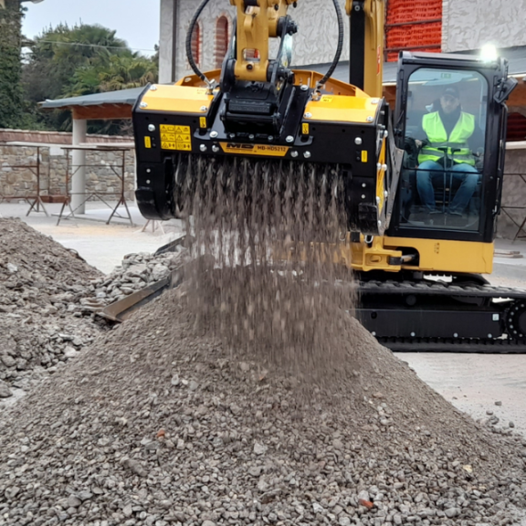 Godet cribleurs broyeur MB-HDS212