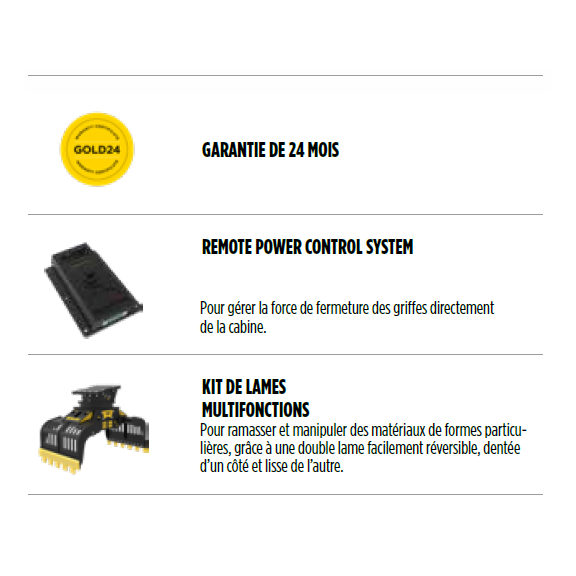 Pince de tri MB-G600 S4