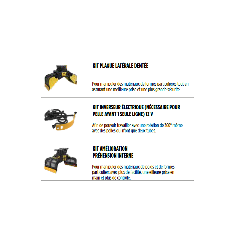 Pince de tri MB-G1000 S4 Pince de tri MB-G1000 S4