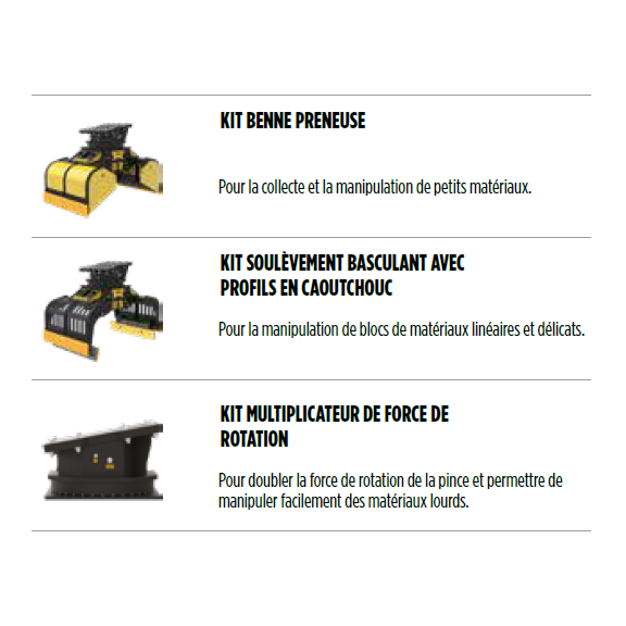 Pince de tri MB-G1000 S4