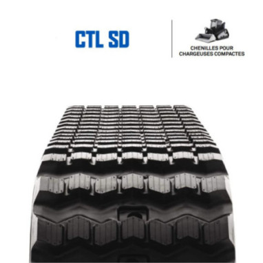 Chenille caoutchouc standard pour mini chargeur TAKEUCHI