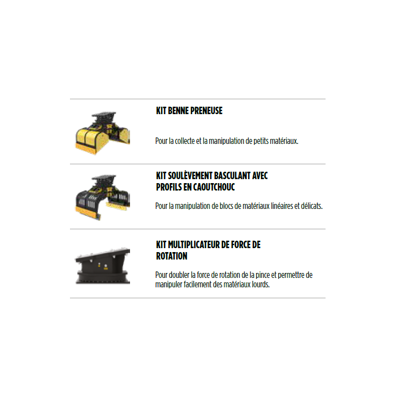 Pince de tri MB-G1200 S4