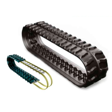 Chenilles Caoutchouc pour mini-pelle et engin Tp