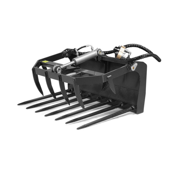 Fourche &agrave; fumier avec grappin