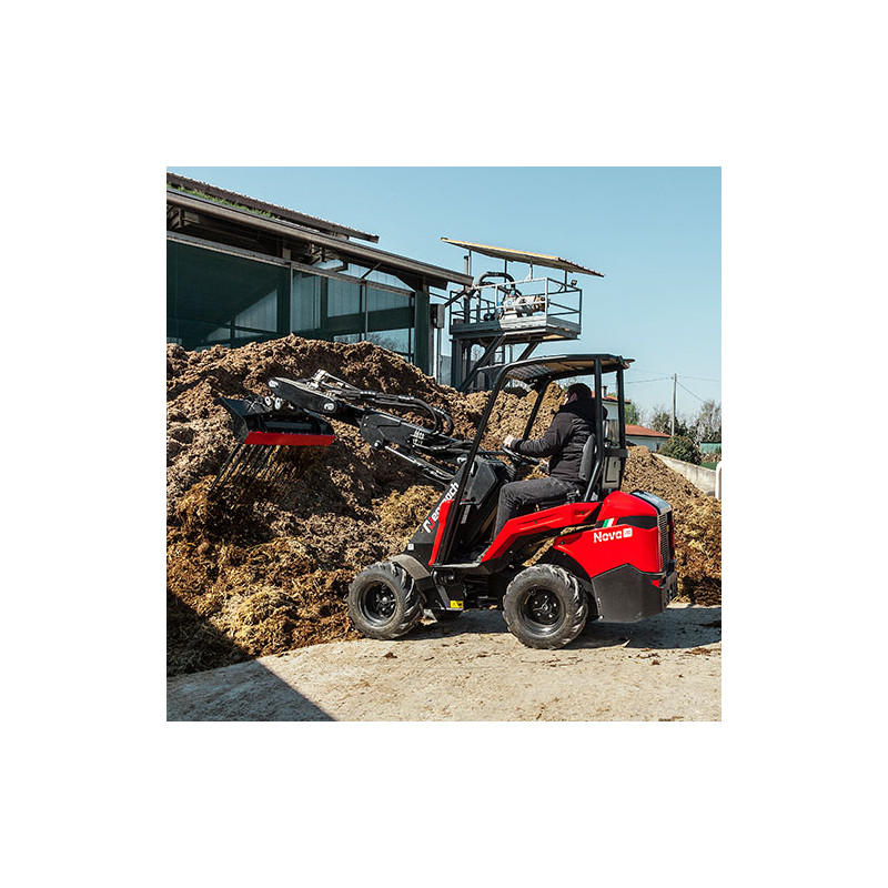 Fourche &agrave; fumier avec grappin