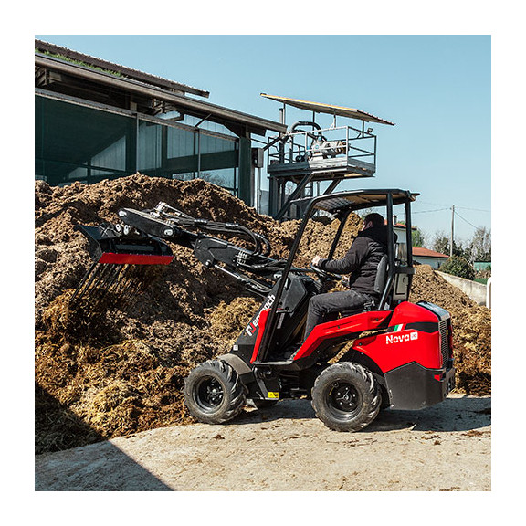 Fourche &agrave; fumier avec grappin