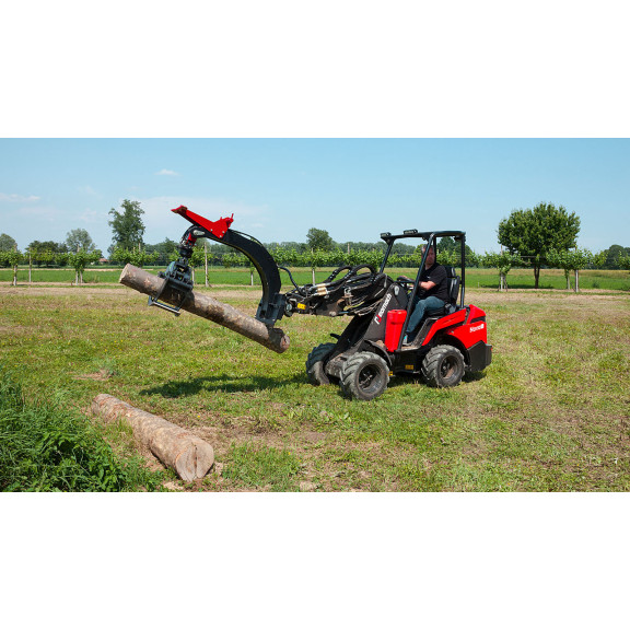 Potence avec grappin et rotateur