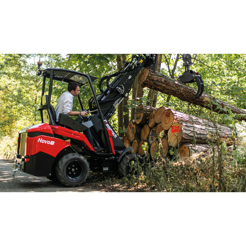 Potence avec grappin et rotateur